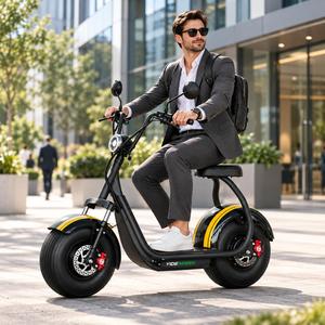 Scooter Eléctrico R1 de 1000W y 32km/h, Disponible en Distribuidores en Brasil, con Asiento Doble - Product Image 4