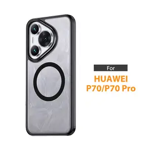 Huawei Huawei Pro Lens filmler için kılıf kamera koruyucu manyetik telefon halka temizle şeffaf buzlu mat WLS90 wlons
