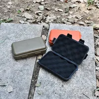 Boîte de rangement étanche, antichoc et résistante à la pression, en caoutchouc, pour extérieur, camping et voyage, tailles S/L/XXL