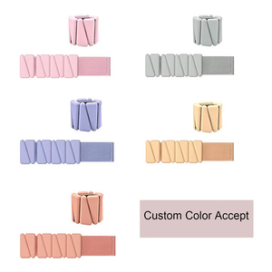 Brazaletes ponderados Pesas de tobillo ajustables personalizadas 1LB Yoga Caminar Pierna Brazo Pesas de muñeca Gimnasio Entrenamientos Pilates Accesorios - Product Image 6