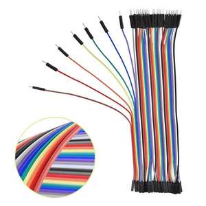 Изготовленный на заказ 20 см F-<span class=keywords><strong>M</strong></span> Dupont ленточный кабель в сборке электронных компонентов-перемычка для макетного картона и перемычки для прыжков между отверстиями - Product Image 3