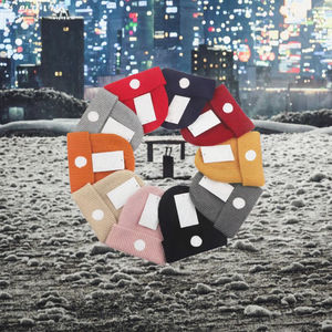 Topi Musim Gugur dan Musim Dingin Desainer dengan Logo Mewah Hangat untuk Pria dan Wanita, Cocok untuk Bisnis & Perjalanan, Bahan Umum - Product Image 3