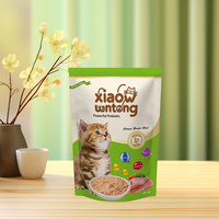 Nourriture humide pour chat de qualité supérieure OEM, riche en viande, saveur bœuf, poulet, saumon, paquet de 85 g, collation