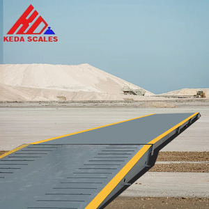 Rampa de acero portátil de 12m y 60T, báscula Industrial, báscula de peso para camión de 100 toneladas, puente de pesaje <span class=keywords><strong>digital</strong></span> con indicador - Product Image 2