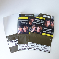 Sac d'emballage en plastique pour feuilles de tabac avec logo personnalisé du fournisseur, fermeture éclair, 25g 50g, pochettes étanches à l'humidité