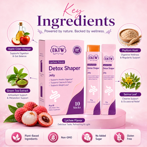 OKTW Detox Slim Jelly Sticks saveur orange, perte de poids, détox, soutien à la digestion, complément <span class=keywords><strong>alimentaire</strong></span>, 15 bâtonnets - Product Image 3
