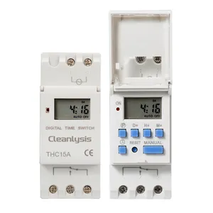 Cleanlysis Weekly 12/24/36/48 V DC Timer Switch Digital Programmable