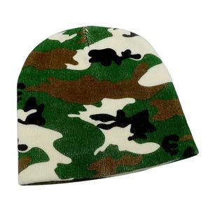 Berretto Sportivo Invernale Personalizzato con Stampa Digitale/Puff, 100% Acrilico, Stile Street, Jacquard Camo Senza Risvolto, Design Y2K - Product Image 5