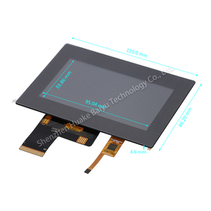 Aangepaste 40-pins <span class=keywords><strong>RGB</strong></span>-<span class=keywords><strong>interface</strong></span> 4,3 inch TFT <span class=keywords><strong>LCD</strong></span>-scherm <span class=keywords><strong>800x480</strong></span> <span class=keywords><strong>IPS</strong></span> capacitief touchscreen CTP-touchpaneel 300cd/m helderheid 10-LED - Product Image 3