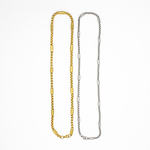 Fashion 5mm Stainless Steel Square Pearl <strong>Guarantee</strong> Link <strong>Chain</strong> 18K Gold Unisex Trendy Geometric Style Vacuum Plating Anniversary - Product Image 4