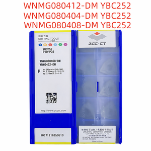 Insertos de Carburo ZCC.CT WNMG080404-DM YBC251 YBC252 de Alta Precisión, Venta al por Mayor de Fábrica - Especial para Piezas de Acero - Product Image 2
