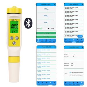 Stylo numérique <span class=keywords><strong>ph</strong></span> étanche de qualité supérieure, bluetooth, portable, testeur de température de l'eau, capteur remplaçable - Product Image 3
