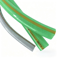 Tuyau d'arrosage en PVC tressé transparent, haute pression, durable, flexible, renforcé de fibres, anti-corrosion, résistant aux UV, écologique, 1/2-3 pouces