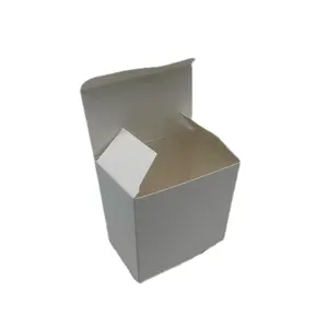 Customized Product Packaging Small White Box Packaging Plain White Paper Box White Cardboard Box