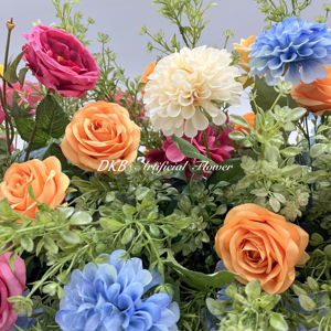 5D đám cưới vòm hoa sắp xếp Backdrop trang trí nhân tạo đầy màu sắc hoa vòm Set cho đám cưới Backdrop - Product Image 5