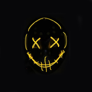 <span class=keywords><strong>Masque</strong></span> Lumineux Jason Halloween <span class=keywords><strong>LED</strong></span> – Accessoire d'ambiance effrayant pour fête, idéal pour l'export. - Product Image 1