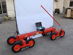 Sekiz tekerlekli asfalt kaplama düzlük test cihazı yol pürüzlülüğü ölçer 220V kaplama düzgünlüğü test cihazı - Product Image 4