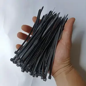 Nylon Cable Ties 4.8mm Price Eco-friendly Durable Size Custom Nylon Zip Tie Natural Or Black Cable Wire Tie