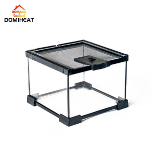 Terrarium minimaliste sans cadre 20x20x20 pour reptiles terrestres, idéal pour l'aménagement de forêts tropicales - Product Image 4