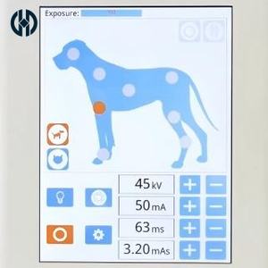 Appareil <span class=keywords><strong>de</strong></span> radiographie vétérinaire portable Manhua, système DR pour la radiologie animale et l'imagerie diagnostique - Product Image 4