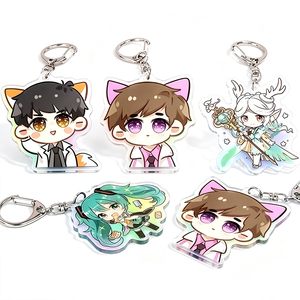 Support en acrylique holographique personnalisé double face imprimé UV, motif arc-en-ciel, idéal pour les fans d'anime, cadeau d'entreprise créatif à faire soi-même, vente en gros - Product Image 5