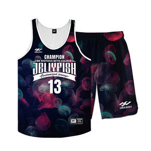 Hochwertiges Basketball trikot Polyester Full Style Custom Dye Sublimation Style Unisex-Trikot - Product Image 2