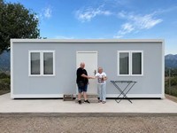 Maison préfabriquée en kit de 20 pieds, maisons modulaires, maison conteneur