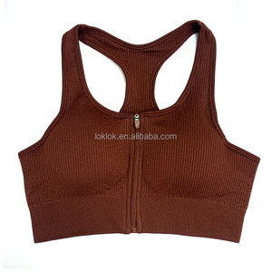 Sujetador Deportivo de Yoga con Espalda Descubierta y Soporte Alto para Mujer, con Relleno Extraíble, Elástico en Cuatro Direcciones, Secado Rápido, Logotipo Personalizado, Ropa Deportiva sin Costuras - Product Image 5