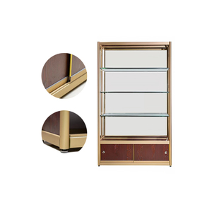 Hot bán đồng hồ hiển thị Showcase cao cấp kính hiển thị trường hợp với ánh sáng LED & có thể khóa cửa cho đồ trang sức & sang trọng cửa hàng đồng hồ - Product Image 5