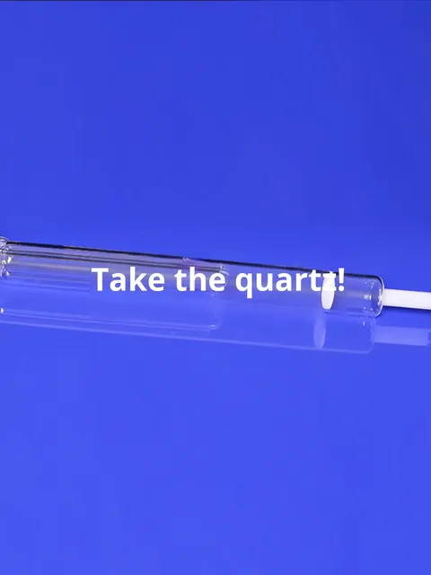 Analytik EAEA5000 Replacement High-Temperature 99.99% Pure Quartz Glass Clear Combustion Tube 2.0mm Wall Thickness 1200C