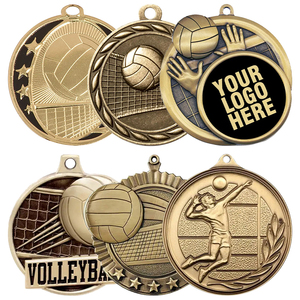 Médailles et trophées de football, boxe, BJJ, basketball, kickboxing en alliage de zinc plaqué or 3D personnalisés avec conception gratuite, 65 mm, 3 mm - Product Image 6