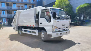 Camion compacteur de déchets 100P 4x2 120HP 5cbm 5m3 avec chargeur arrière hydraulique pour la collecte des déchets - Product Image 2