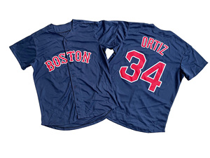 Maillots de <span class=keywords><strong>baseball</strong></span> brodés personnalisés pour hommes, femmes et enfants - Maillots de <span class=keywords><strong>baseball</strong></span> vierges en maille sublimable imprimables, uniformes d'équipe des <span class=keywords><strong>Red</strong></span> <span class=keywords><strong>Sox</strong></span> de Boston à bas prix - Product Image 2