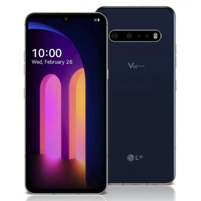 Telepon seluler inti deca 4g tidak terkunci harga rendah v60 thinq 5g telepon asli untuk LG V60 ThinQ 5G telepon seluler p