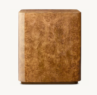 Nouvelle arrivée Taille personnalisée Mobilier d'intérieur Burl Table d'appoint en bois