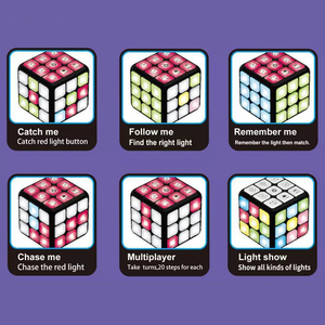 <span class=keywords><strong>Cube</strong></span> de jeu électronique portable, jeu de mémoire, jouets d'entraînement cérébral, Cubo Magico, <span class=keywords><strong>cube</strong></span> musical éducatif clignotant pour enfants et adultes - Product Image 3