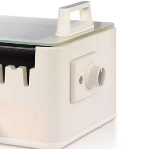 Parrilla Eléctrica 2 en 1, Parrilla para Kebab, Máquina de Asar con Brochetas Giratorias, Parrilla de Barbacoa sin Humo para Interiores - Product Image 3