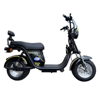 Citycoco 1800W EEC COC CE DOT Scooter Eléctrico de Dos Ruedas con Suspensión, Horquilla Delantera y Freno de Disco para Adultos
