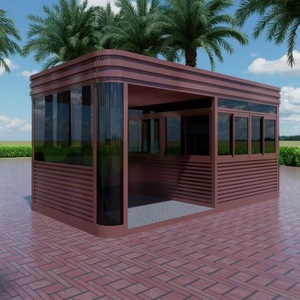 Estación de Unión Móvil con Estructura de Acero, Diseño Moderno de Quiosco con Marco de Acero Ligero, Solución Integral para Proyectos - Product Image 2
