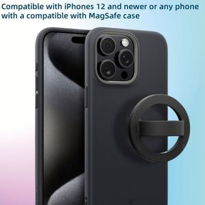 Custom Logo Silicone Ring <b>Grip</b> Magnetic <b>Phone</b> Holder Loop <b>Grip</b> <b>Phone</b> Holder Finger Strap Portable <b>Mobile</b> Stand for iPhone 16 Pro - Product Image 5
