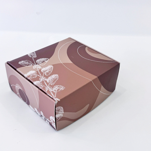 Meilleures ventes, boîtes postales en carton ondulé personnalisées gaufrage en feuille d'or brun pour vernis à ongles, huile, crème pour le visage, emballage de cosmétiques personnalisé - Product Image 6
