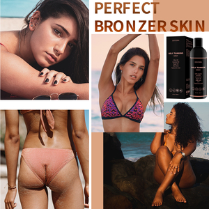 Autobronceador Natural Orgánico <span class=keywords><strong>de</strong></span> Marca Blanca, Color Veraniego, <span class=keywords><strong>Bronceado</strong></span> Instantáneo, Duradero, Loción Autobronceadora - Product Image 3