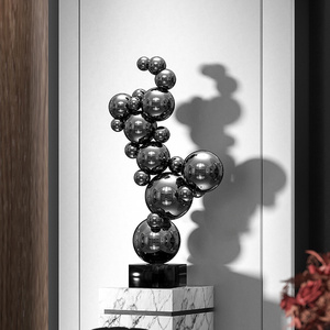 Arredamento moderno minimalista per la casa <span class=keywords><strong>di</strong></span> lusso <span class=keywords><strong>di</strong></span> fascia alta con regali creativi in acciaio inossidabile arredi per la casa in metallo - Product Image 3