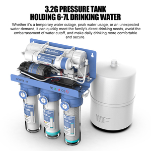 Système <span class=keywords><strong>de</strong></span> filtration d'eau RO à 5 étapes pour usage domestique et extérieur - 75 GPD avec réservoir <span class=keywords><strong>de</strong></span> stockage Conforme RoHS OEM - Product Image 2