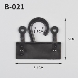 Trong suốt PP nhựa móc nhỏ PP máy bay Lỗ DấU HỏI hiển thị sock bag cho quần áo tổ chức - Product Image 5