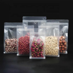 Transparente ocho sellado lateral engrosada bolsa de comida de frutos secos especialidad gran bolsa de embalaje sellada - Product Image 1