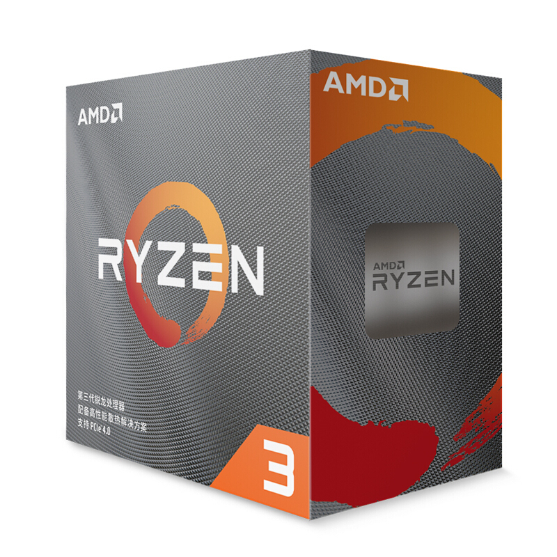 AMD Ryzen 3 3300X OEM CPU - AM4 ソケット、4コア、最大4.3GHzブースト