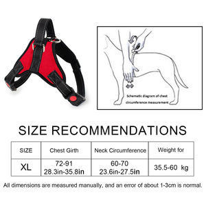 Arnés para Perro Grande de Nailon Reflectante, Transpirable y de Diseño Variado, de Lujo, Sólido y a la Moda, Tallas S-XL, Venta al Por Mayor del Fabricante Inthetrend - Product Image 2