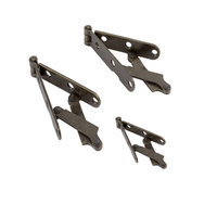 Charnière de bureau à ouverture frontale en laiton antique plaqué sur mesure, accessoires de quincaillerie en acier inoxydable pour meubles