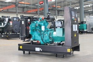 Para Cummins 4B3.9-G12 Grupo electrógeno silencioso 25kw con alternador Leroy Somer Marco abierto de arranque automático - Product Image 4